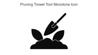 Pruning Trowel Tool Monotone Icon In Powerpoint Pptx Png And Editable Eps Format