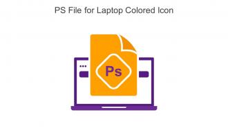 PS File For Laptop Colored Icon In Powerpoint Pptx Png And Editable Eps Format