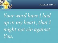 Psalms 119 11 i have hidden your word power powerpoint church sermon