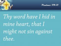 Psalms 119 11 i have hidden your word power powerpoint church sermon