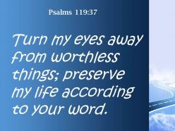 Psalms 119 37 my life according to your word powerpoint church sermon