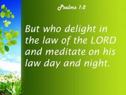 Psalms 1 2 the law of the lord powerpoint church sermon