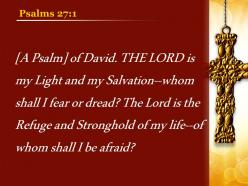 Psalms 27 1 my life of whom shall powerpoint church sermon