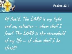 Psalms 27 1 the lord is my light powerpoint church sermon