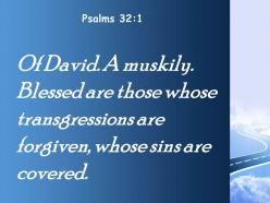 Psalms 32 1 whose sins are covered powerpoint church sermon