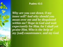 Psalms 43 5 my savior and my god powerpoint church sermon