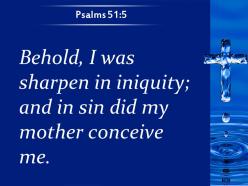 Psalms 51 5 the time my mother conceived powerpoint church sermon