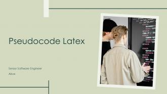 Pseudocode Latex PPT Presentation ACP