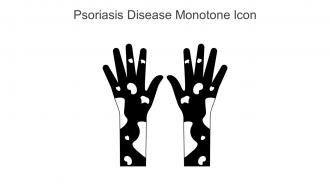 Psoriasis Disease Monotone Icon In Powerpoint Pptx Png And Editable Eps Format