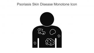 Psoriasis Skin Disease Monotone Icon In Powerpoint Pptx Png And Editable Eps Format