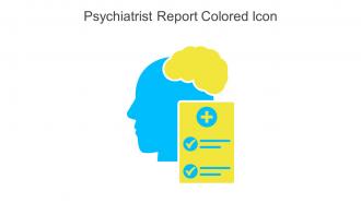 Psychiatrist Report Colored Icon In Powerpoint Pptx Png And Editable Eps Format