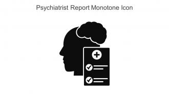 Psychiatrist Report Monotone Icon In Powerpoint Pptx Png And Editable Eps Format