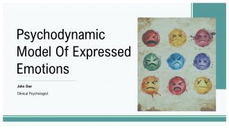 Psychodynamic Model Of Expressed Emotions PPT Summary ACP