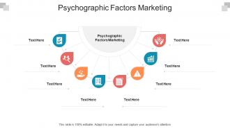 Psychographic factors marketing ppt powerpoint presentation styles icons cpb