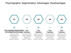 Psychographic segmentation advantages disadvantages ppt powerpoint presentation infographics cpb