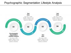 Psychographic segmentation lifestyle analysis ppt powerpoint presentation professional master slide cpb