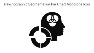 Psychographic Segmentation Pie Chart Monotone Icon In Powerpoint Pptx Png And Editable Eps Format