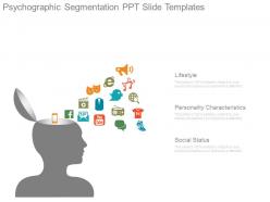 Psychographic segmentation ppt slide templates