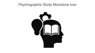 Psychographic Study Monotone Icon In Powerpoint Pptx Png And Editable Eps Format