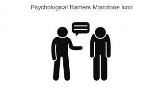 Psychological Barriers Monotone Icon In Powerpoint Pptx Png And Editable Eps Format
