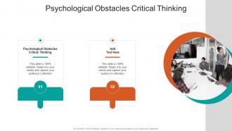 Psychological Obstacles Critical Thinking In Powerpoint And Google Slides Cpb