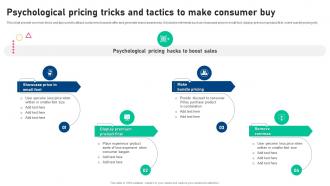 Psychological Pricing Tricks And Tactics To Make Consumer Buy