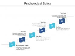 Psychological safety ppt powerpoint presentation slides background image cpb