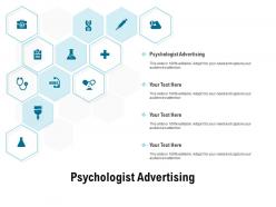 Psychologist advertising ppt powerpoint presentation ideas clipart