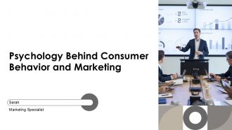 Psychology Behind Consumer Behavior And Marketing PPT Mockup AT
