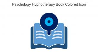 Psychology Hypnotherapy Book Colored Icon In Powerpoint Pptx Png And Editable Eps Format