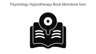 Psychology Hypnotherapy Book Monotone Icon In Powerpoint Pptx Png And Editable Eps Format