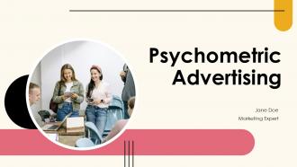 Psychometric Advertising PPT Guidelines ACP