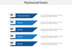 Psychosocial factors ppt powerpoint presentation graphics cpb