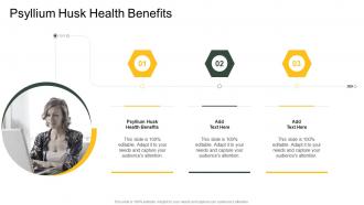 Psyllium Husk Health Benefits In Powerpoint And Google Slides Cpb