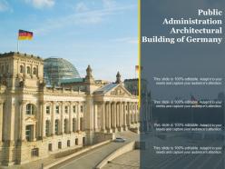 Public administration architectural building of germany