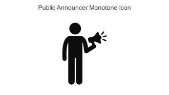 Public Announcer Monotone Icon In Powerpoint Pptx Png And Editable Eps Format