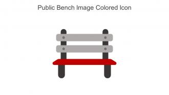 Public Bench Image Colored Icon In Powerpoint Pptx Png And Editable Eps Format