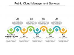 Public cloud management services ppt powerpoint presentation pictures clipart images cpb