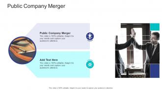 Public Company Merger In Powerpoint And Google Slides Cpb