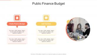 Public Finance Budget In Powerpoint And Google Slides Cpb
