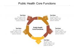 Public health core functions ppt powerpoint presentation professional slide download cpb