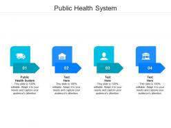 Public health system ppt powerpoint presentation slides template cpb