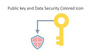 Public Key And Data Security Colored Icon In Powerpoint Pptx Png And Editable Eps Format