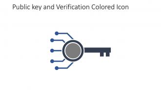 Public Key And Verification Colored Icon In Powerpoint Pptx Png And Editable Eps Format