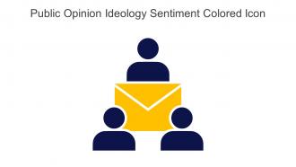 Public Opinion Ideology Sentiment Colored Icon In Powerpoint Pptx Png And Editable Eps Format
