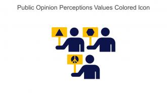 Public Opinion Perceptions Values Colored Icon In Powerpoint Pptx Png And Editable Eps Format