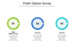 Public opinion survey ppt powerpoint presentation ideas portfolio cpb