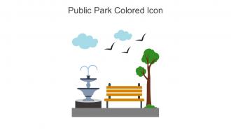 Public Park Colored Icon In Powerpoint Pptx Png And Editable Eps Format