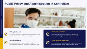 Public Policy And Administration In Centralism Vs Federalism PPT Graphics ACP