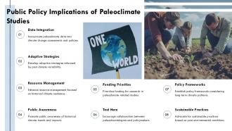 Public Policy Implications Of Paleoclimate Studies Paleoclimatology PPT Summary ACP